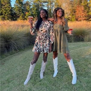 Vestique Olive Mini Dress NWT